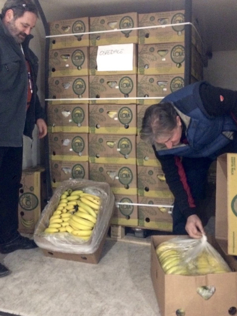Dal Bello Sife dona banane Lola all'ospedale di Padova per l'emergenza coronavirus